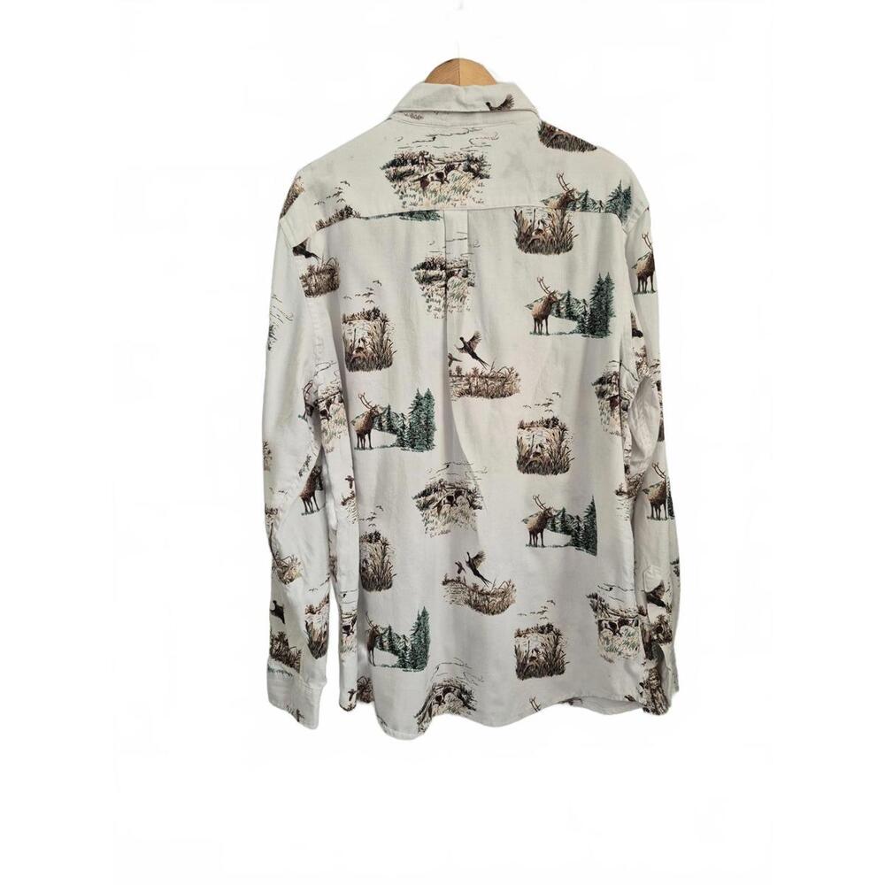 Chaps Performance Mens Hunting Theme Button Front… - image 3